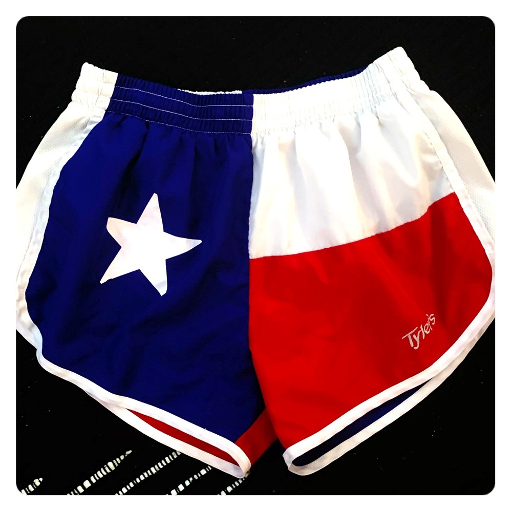 Tyler’s Texas Flag Athletic Shorts